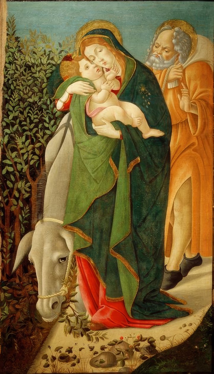 Flukt til Egypt av Sandro Botticelli