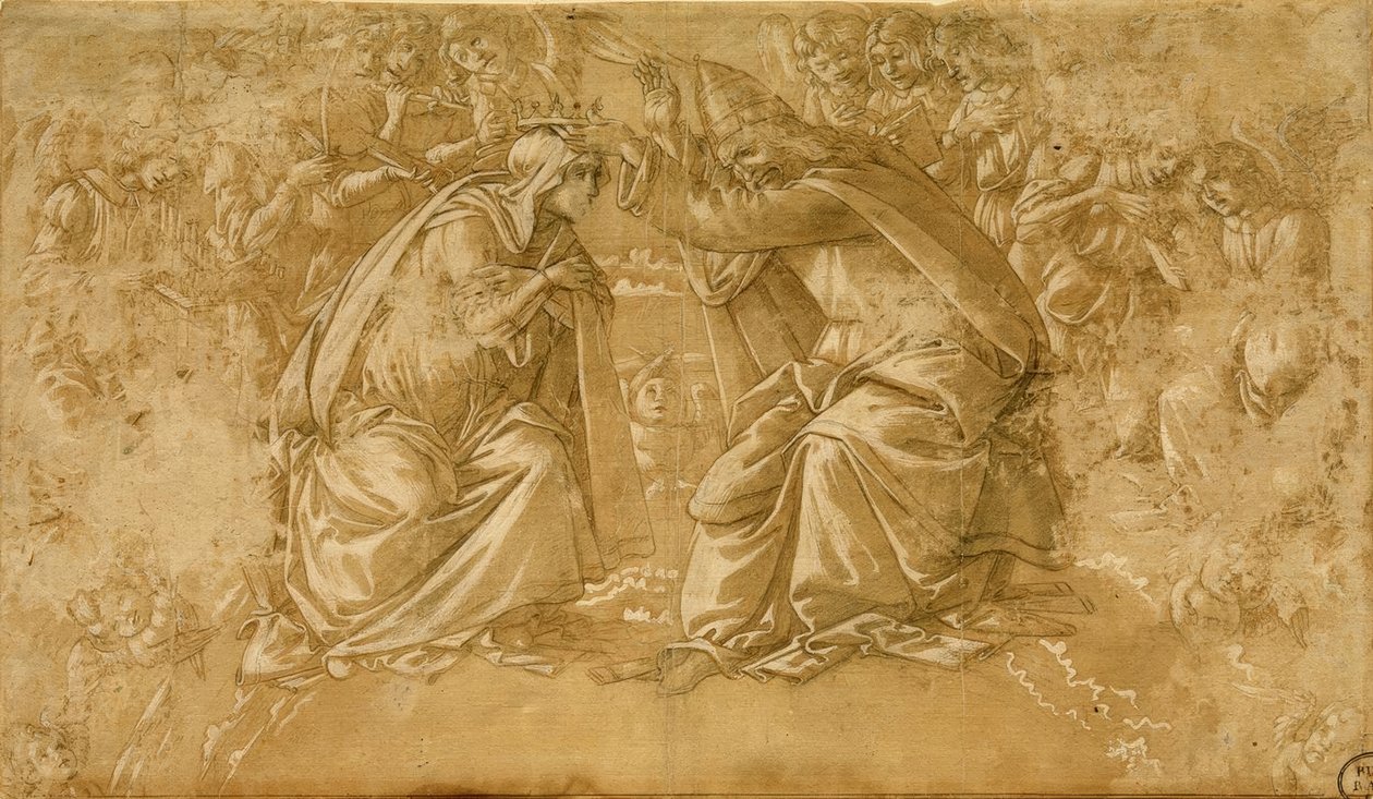 Kroningen av Maria av Sandro Botticelli