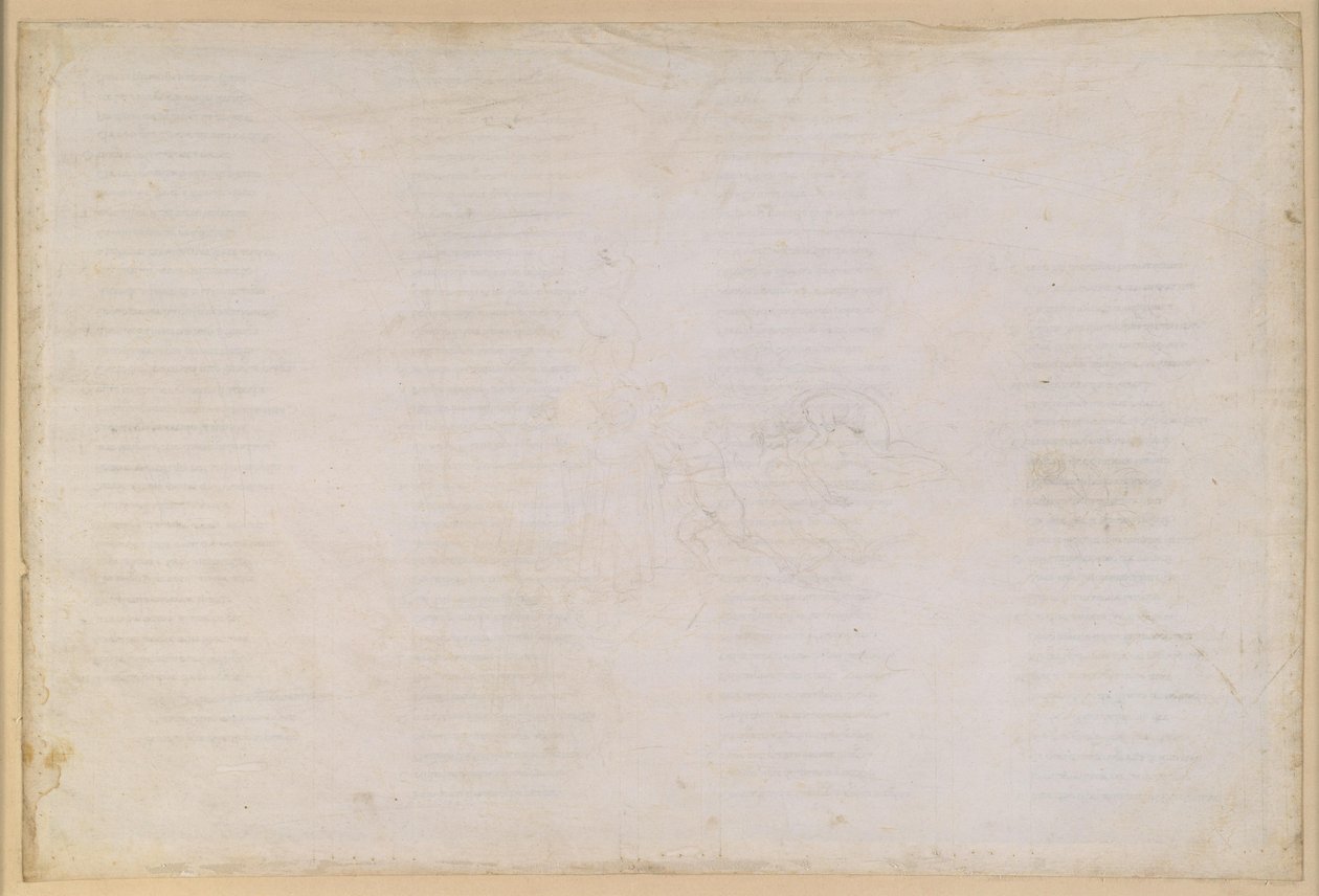 La Divina Commedia, Inferno XXX. Helvetes åttende sirkel, 10. bolgia: Straff for flere løgnere og svindlere av Sandro Botticelli