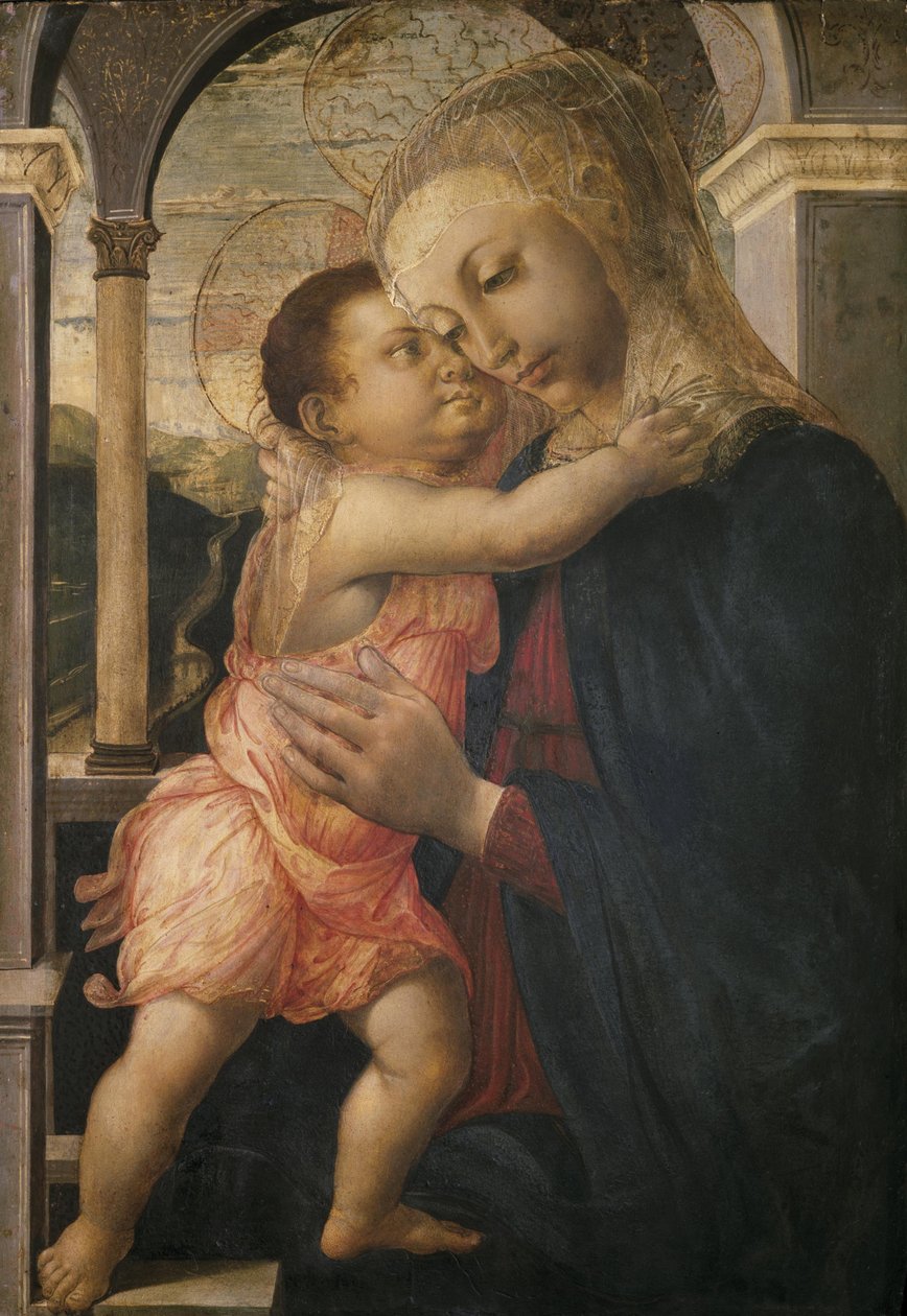 Madonna og barn, ca 1466-1467 av Sandro Botticelli