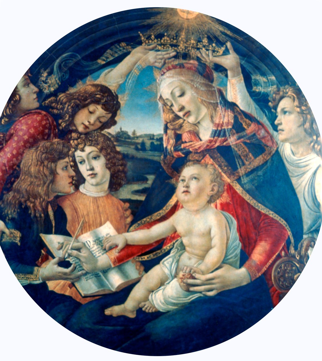 Madonna av Magnificat, 1482 av Sandro Botticelli
