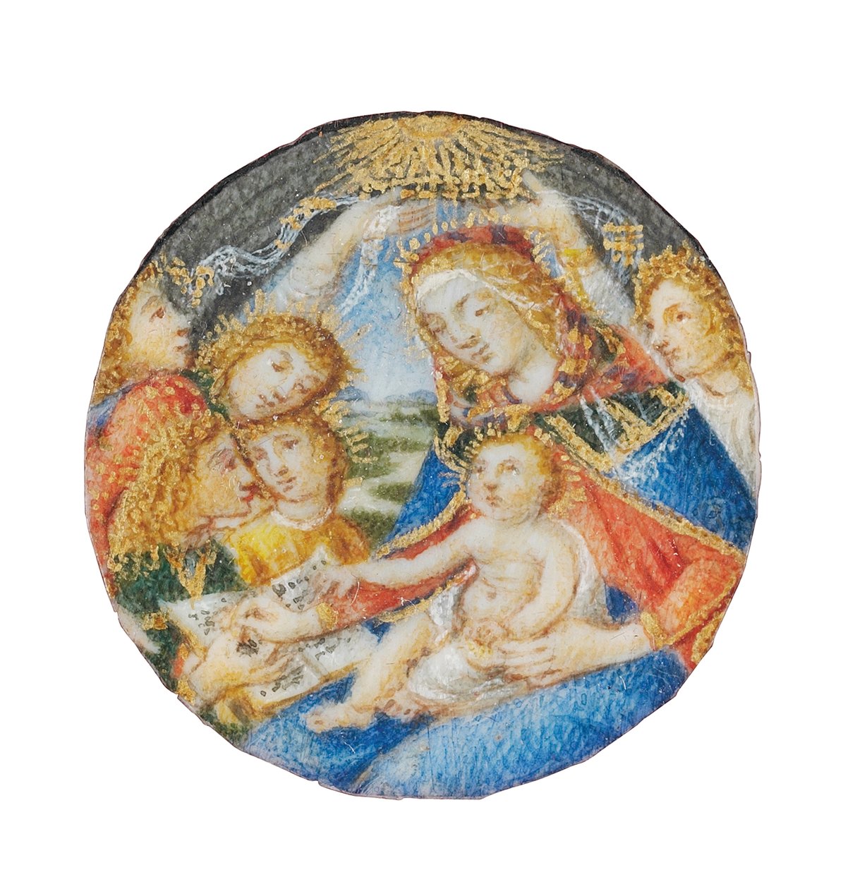 Madonna of the Magnificat, Firenze, slutten av 1400-tallet - begynnelsen av 1500-tallet av Sandro Botticelli