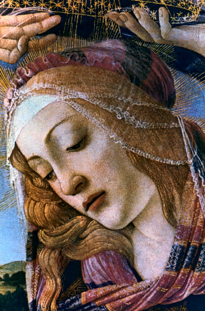 Madonna av Magnificat-detaljen, 1482 av Sandro Botticelli