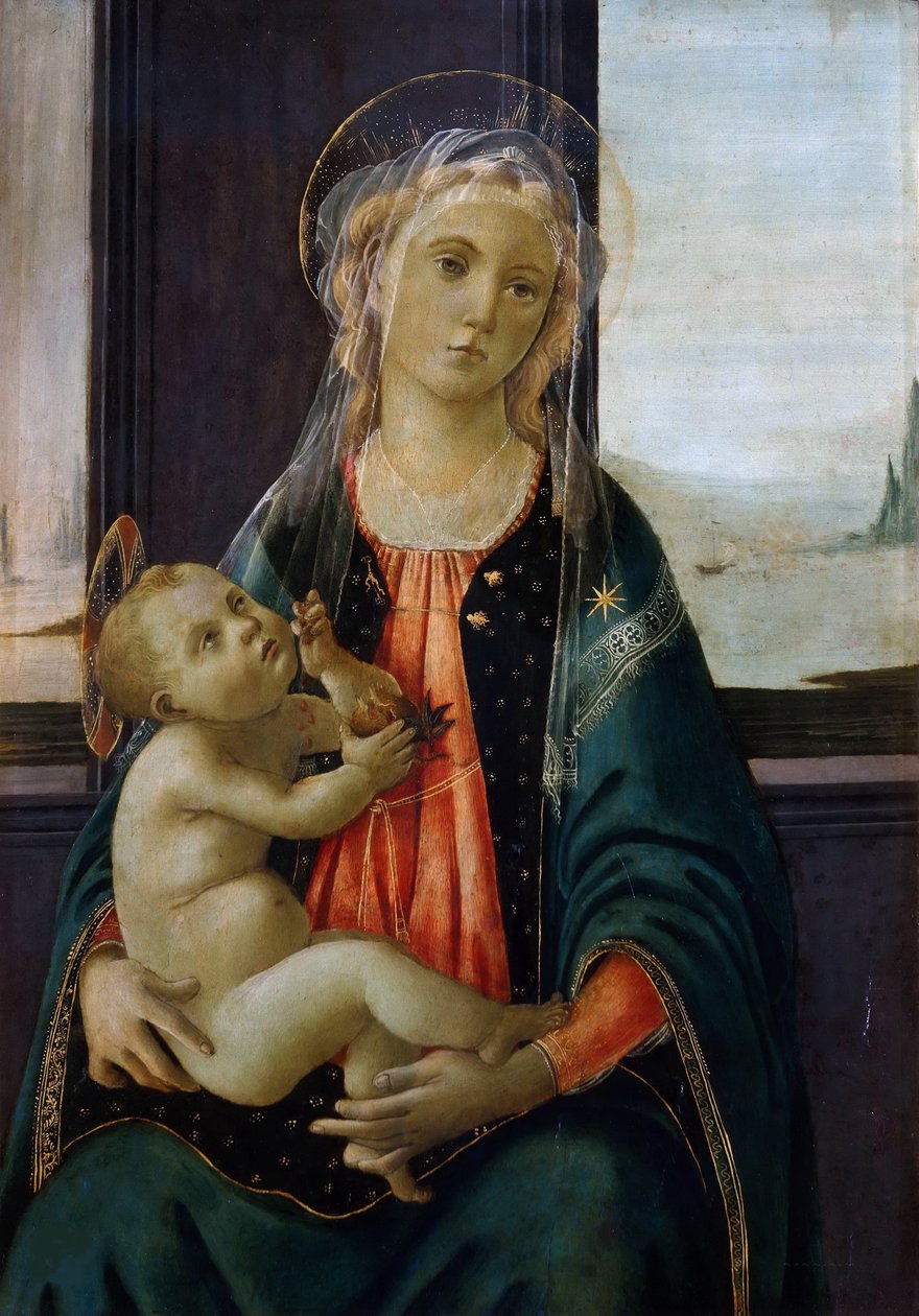 Madonna of the Sea Madonna del Mare, ca 1477. av Sandro Botticelli