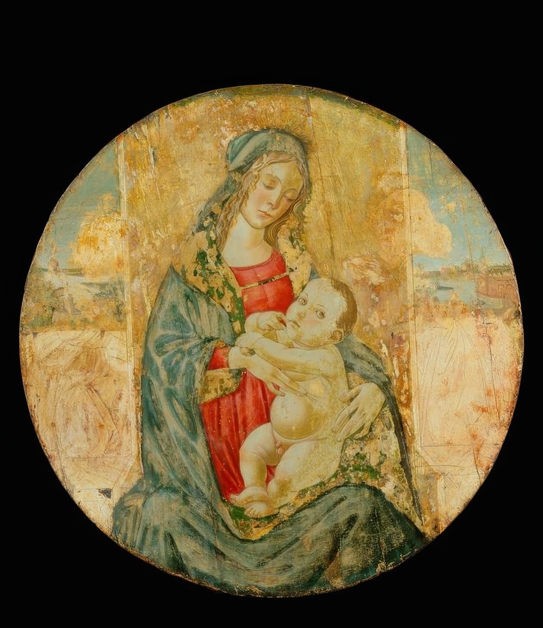Mary med barn av Sandro Botticelli