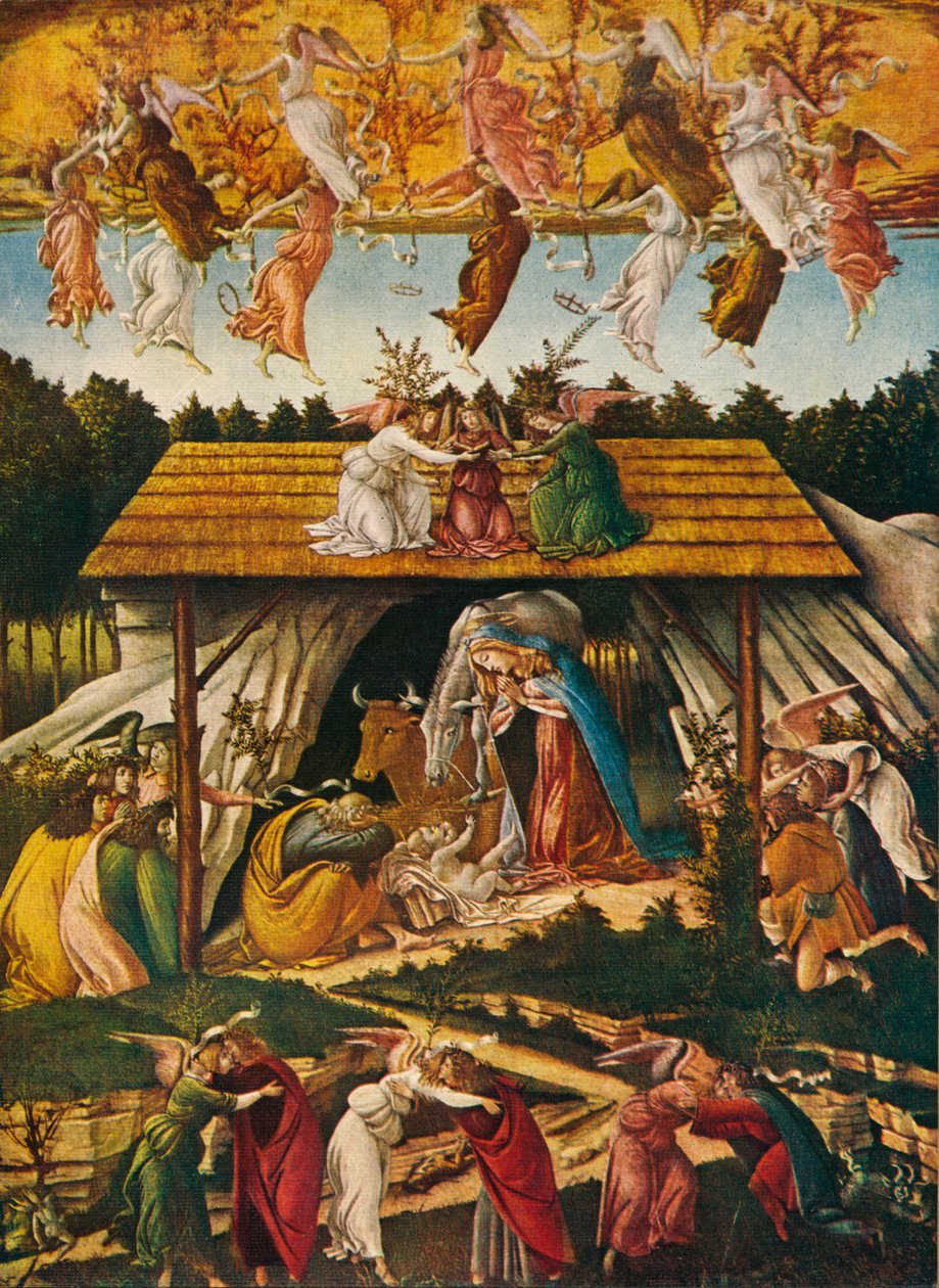 Mystisk fødsel, 1500, 1909 av Sandro Botticelli