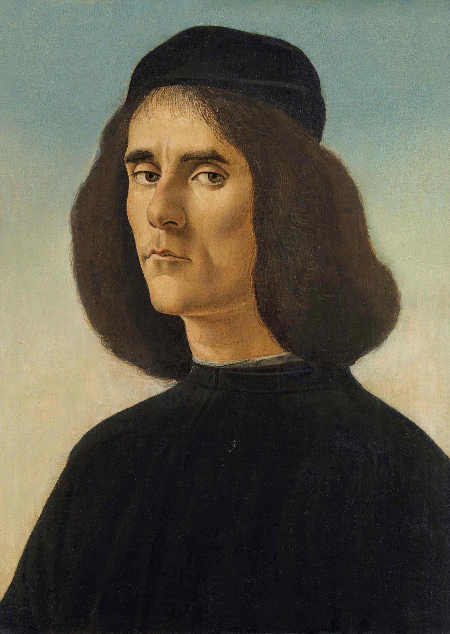 Portrett av Michael Tarchaniota Marullus, ca. 1500 av Sandro Botticelli
