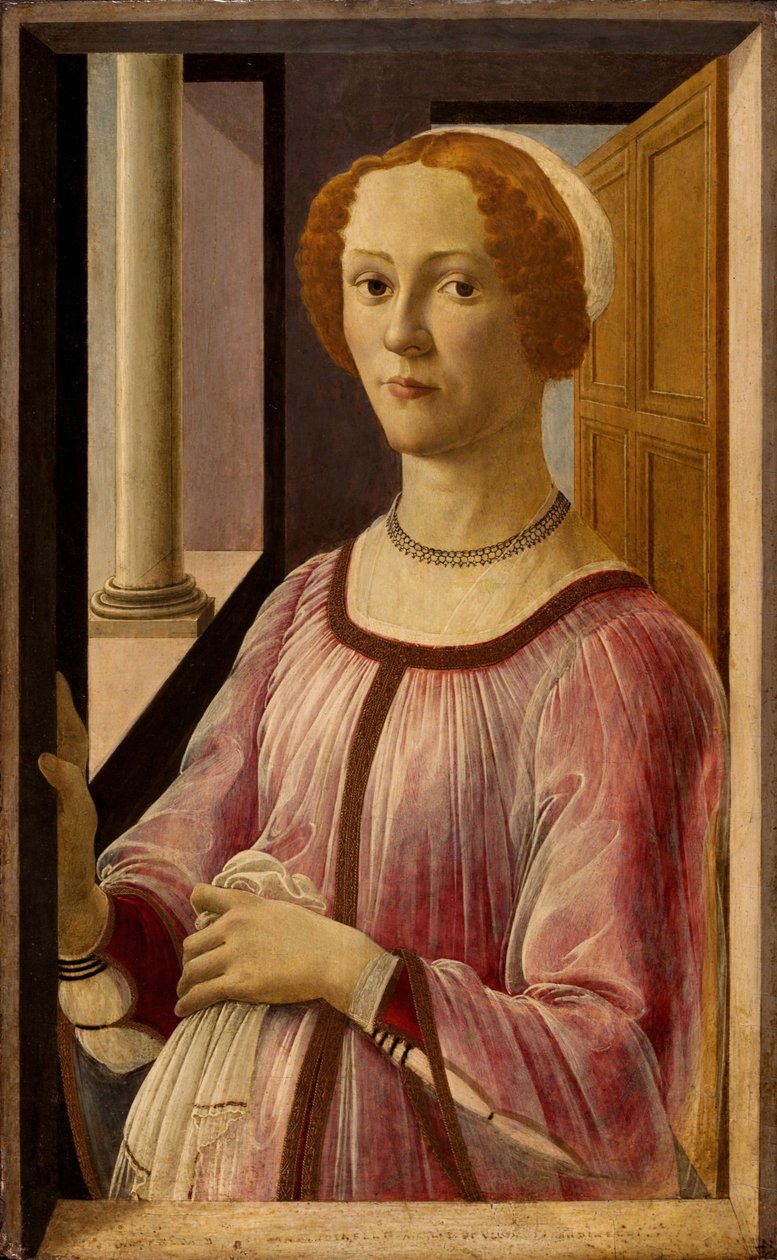 Portrett av Smeralda Bandinelli, ca 1475 av Sandro Botticelli