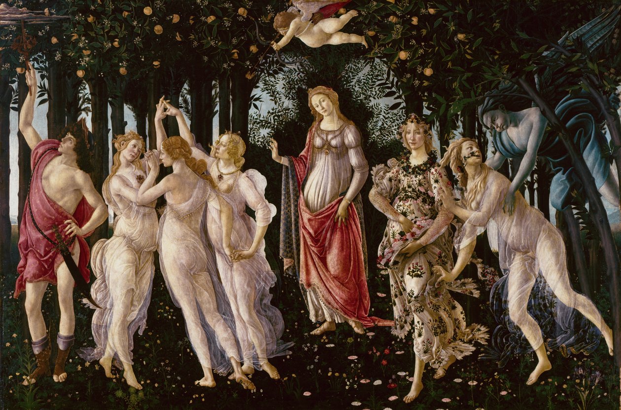 Spring, ca. 1478 (tempera på panel) av Sandro Botticelli