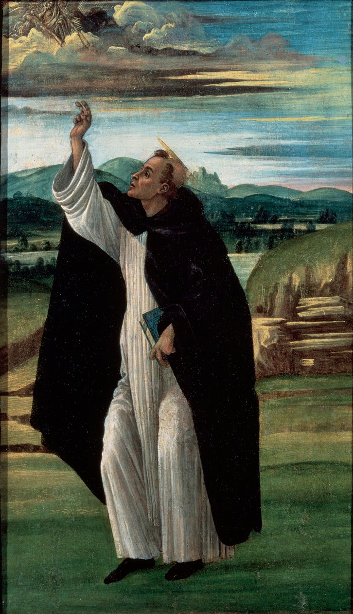 Saint Dominic, 1490-tallet av Sandro Botticelli