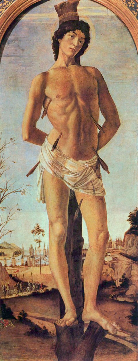 Saint Sebastian, 1474. av Sandro Botticelli