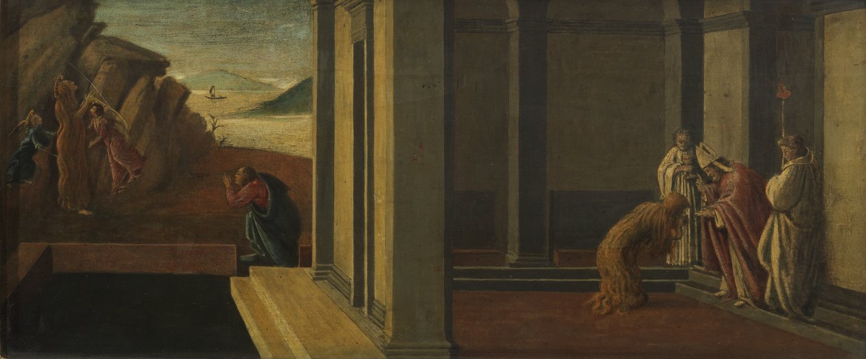 Scener fra Maria Magdalenas liv av Sandro Botticelli
