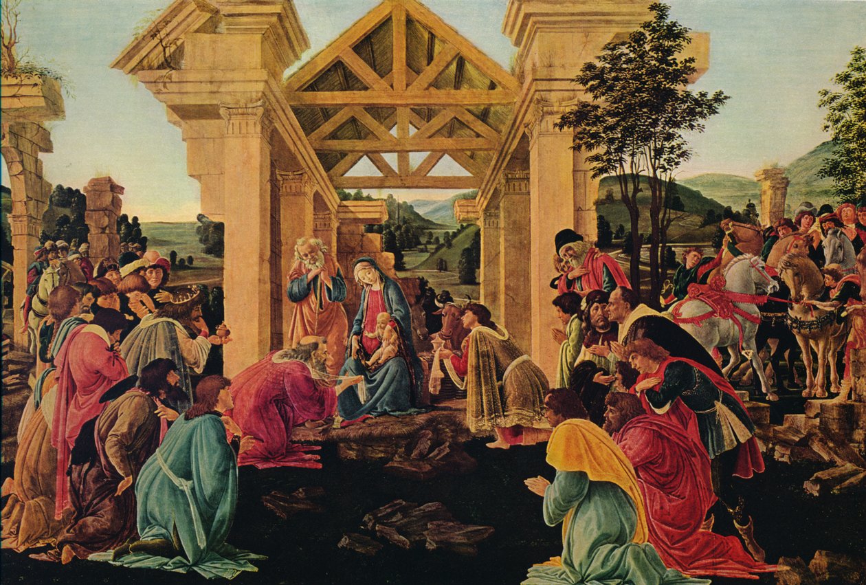 The Adoration of the Magi, c1475-1476 av Sandro Botticelli