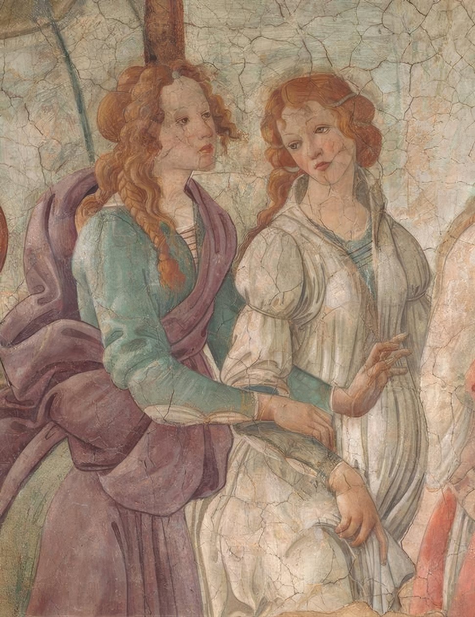 Venus and the Graces tilbyr gaver til en jente, 1480–83, av Sandro Botticelli