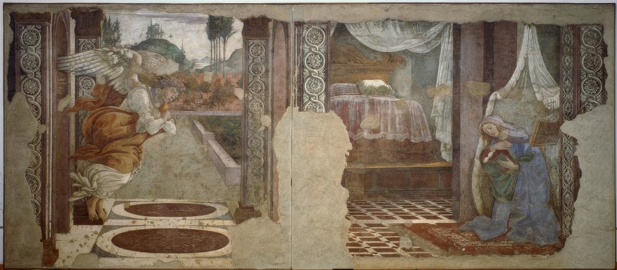Kunngjøring av S.Martino av Sandro Botticelli