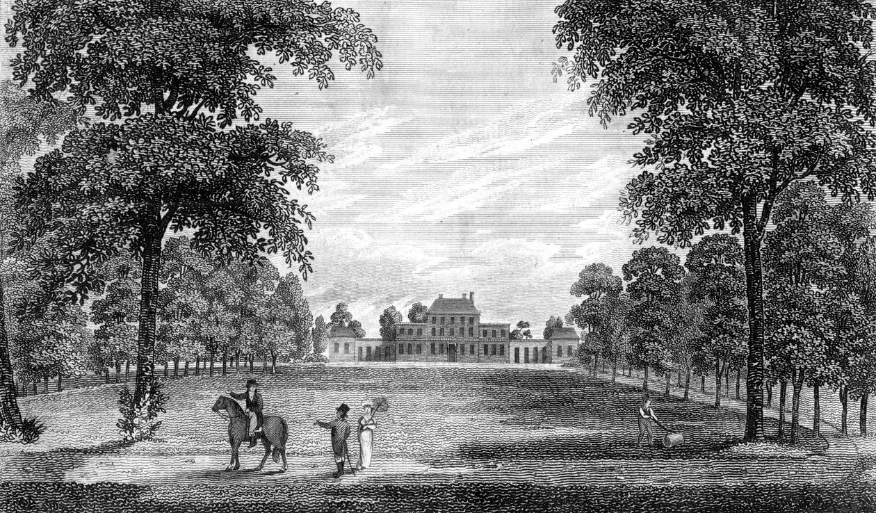 Ember Court, nær Thames Ditton, Surrey, England, 1808. av Sands