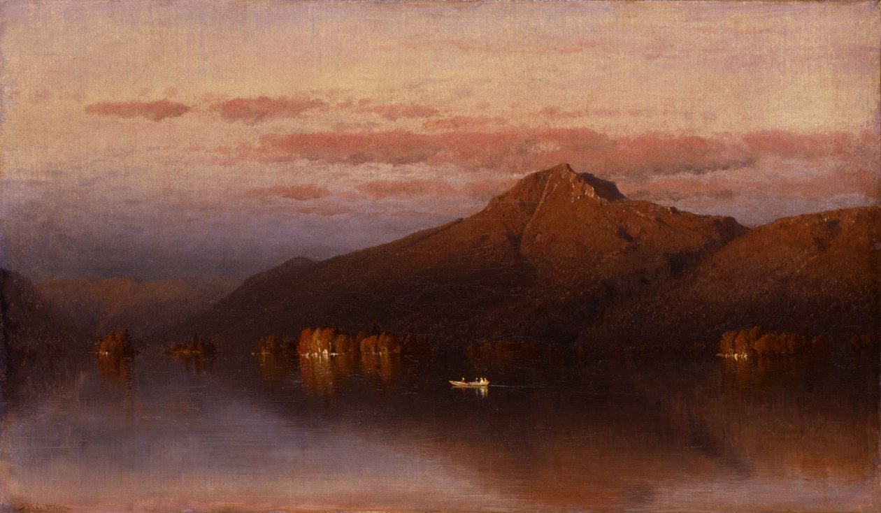 Whiteface Mountain fra Lake Placid av Sanford Robinson Gifford