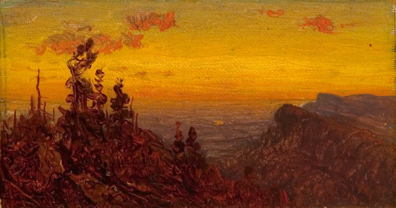 Fra Shawangunk-fjellene, 1823-1880. av Sanford Robinson Gifford