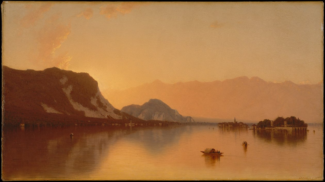 Isola Bella i Lago Maggiore av Sanford Robinson Gifford