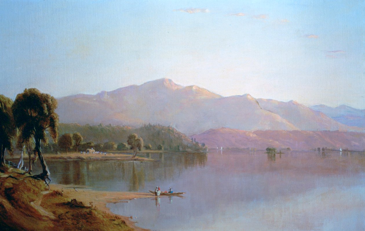 Lake George, New York, c1843-1880 av Sanford Robinson Gifford