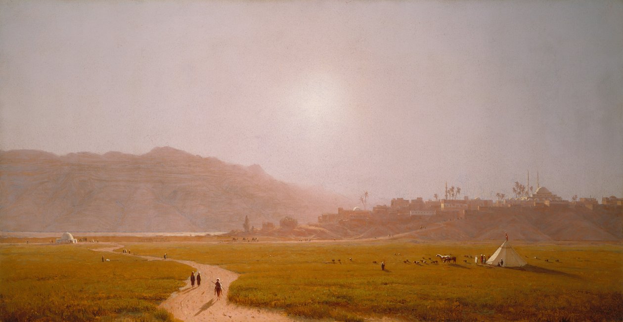 Siout, Egypt, 1874. av Sanford Robinson Gifford