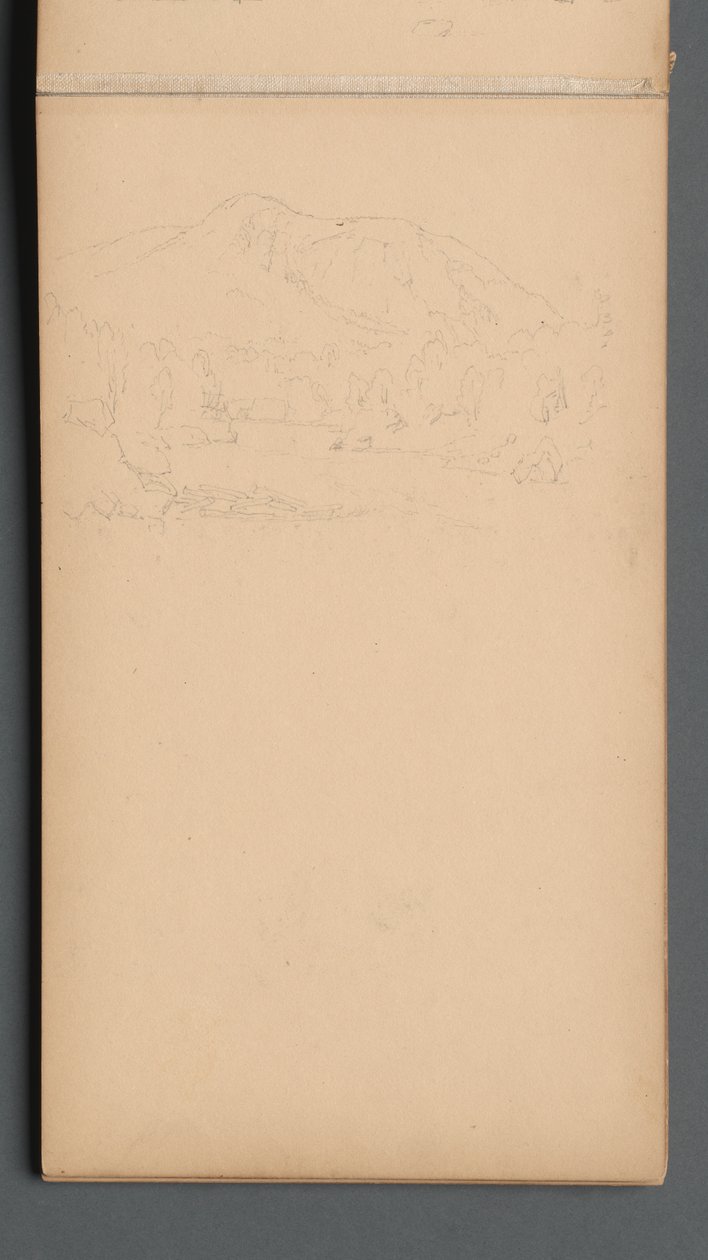 Skissebok, side 08: Carter Mountian, 1859. av Sanford Robinson Gifford