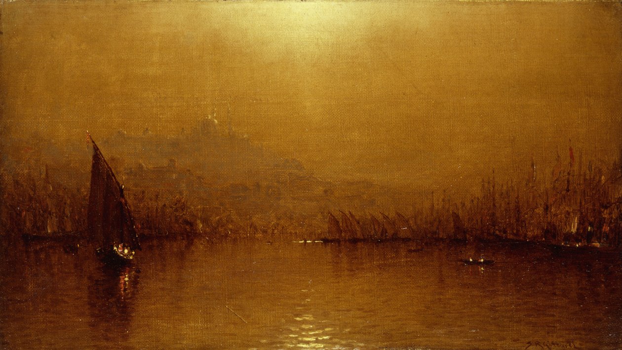 Det gylne horn, av Sanford Robinson Gifford
