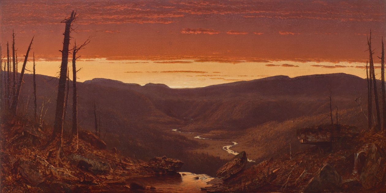 Skumring i Catskills av Sanford Robinson Gifford