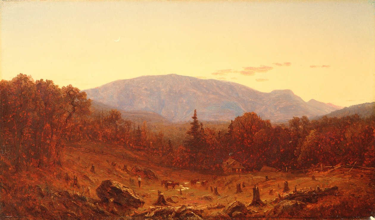 Twilight på Hunter Mountain av Sanford Robinson Gifford