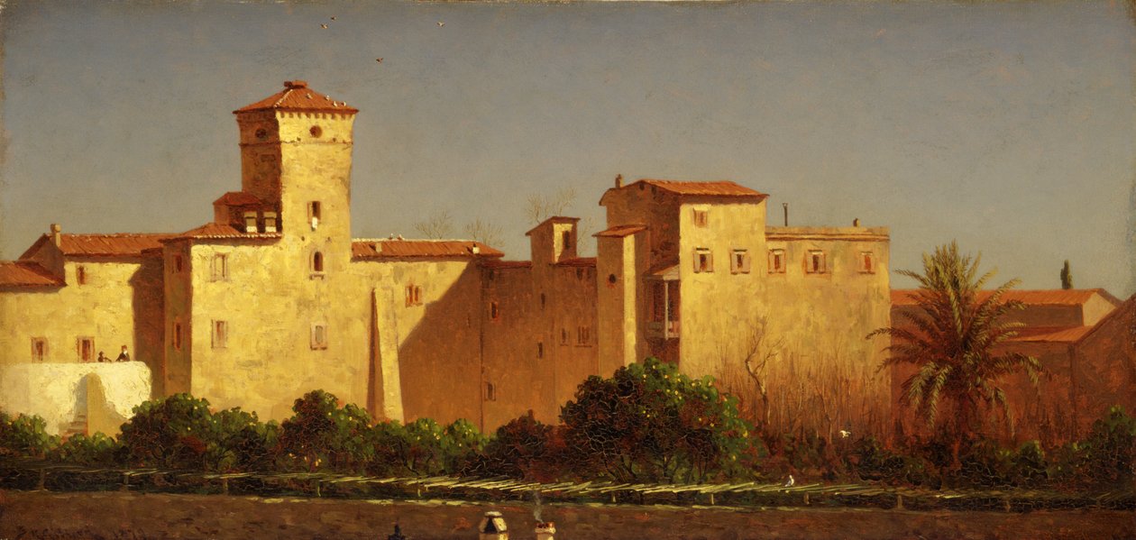 Villa Malta, Roma, 1879. av Sanford Robinson Gifford