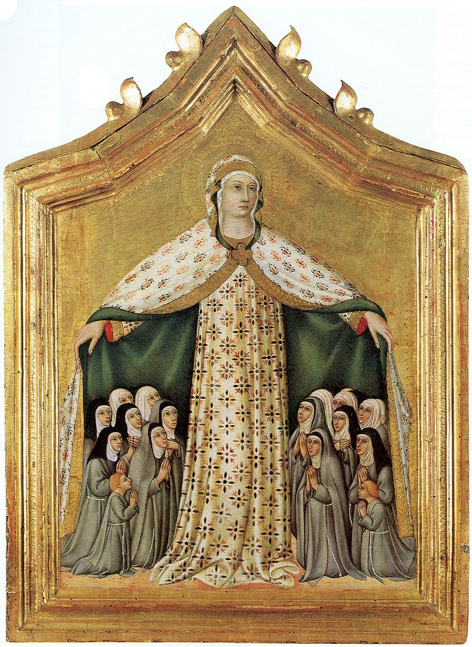 Madonna of Mercy Madonna of Mercy, 1440-tallet av Sano di Pietro