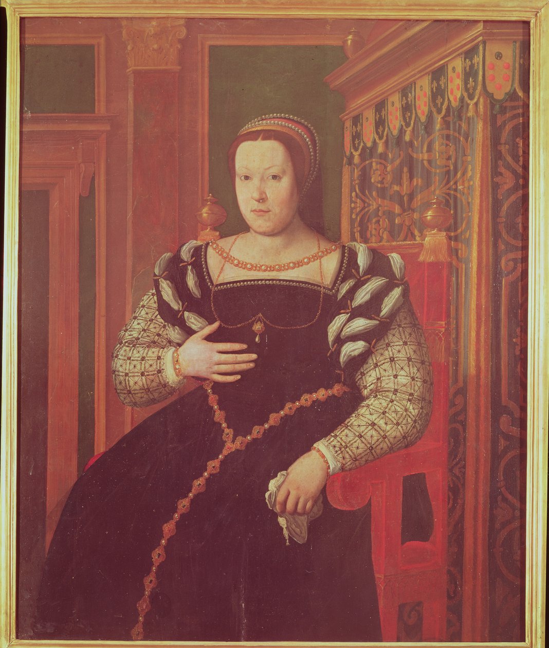 Catherine de Medici, 1585-86 av Santi di Tito
