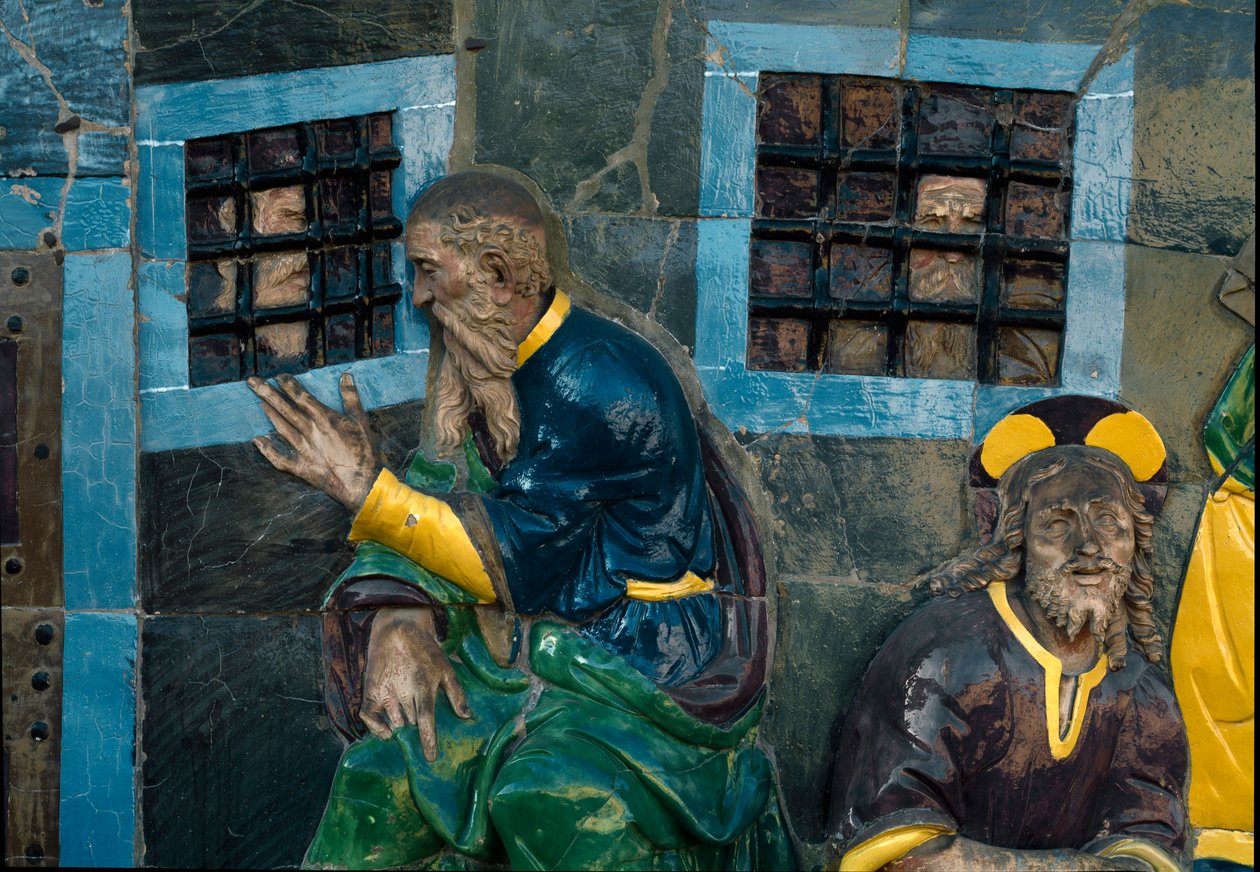 The Seven Works of Mercy, besøker fangene av Santi Buglioni
