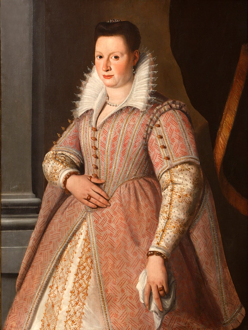 Portrett av Bianca Cappello 1548-1587, 1500-tallet. av Santi di Tito