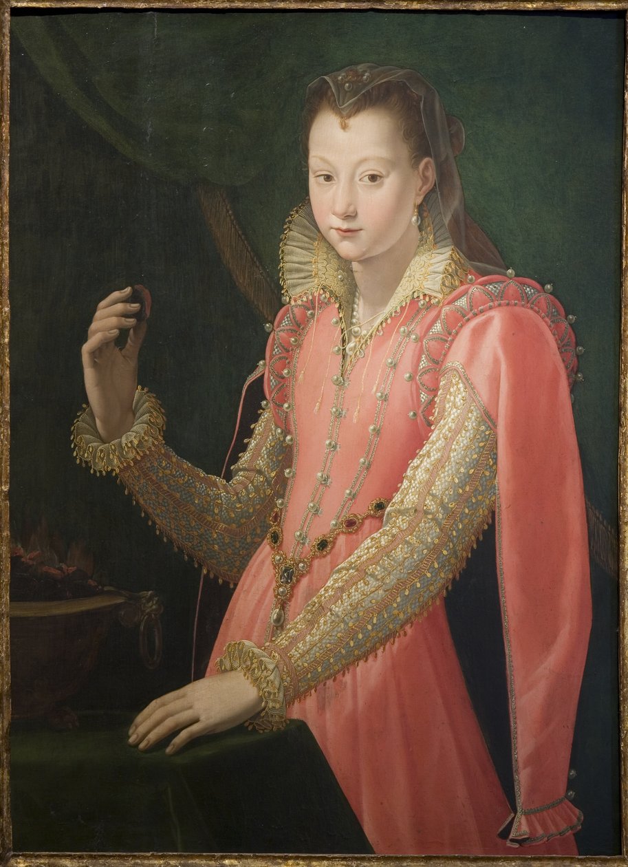 Portrett av en ung kvinne som Portia Catonis av Santi di Tito