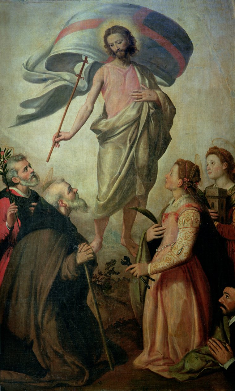 Kristi himmelfart, 1595 av Santi di Tito