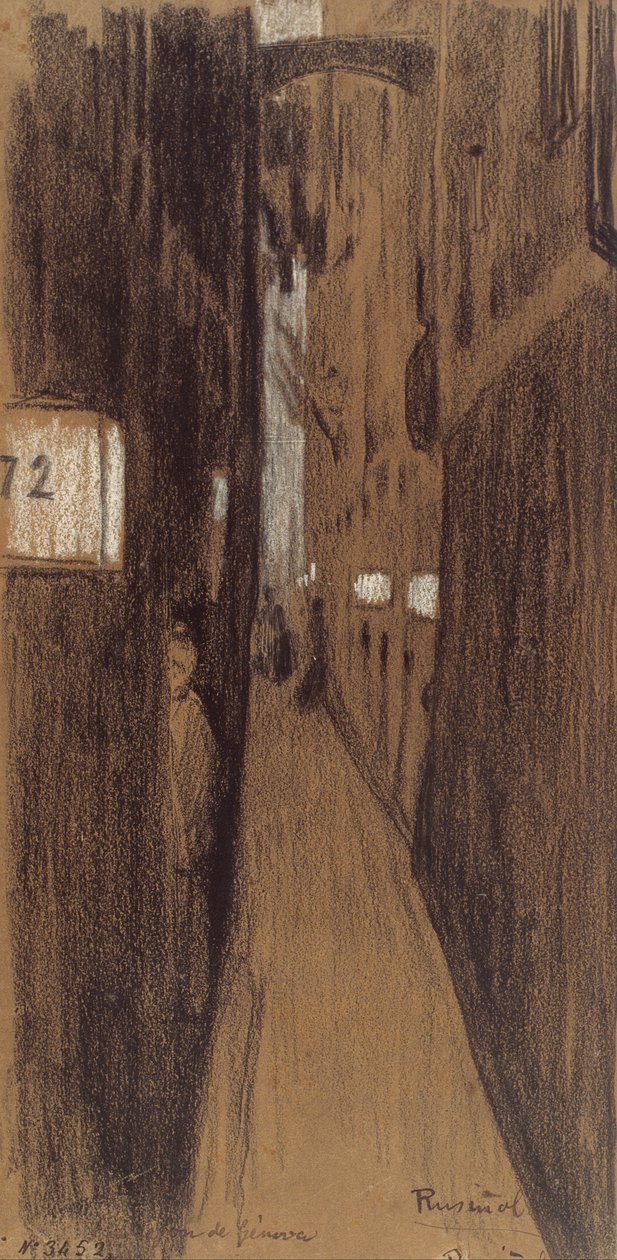 Smug i Genova av Santiago Rusiñol