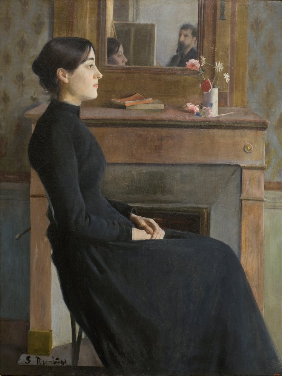 Kvinnelig figur av Santiago Rusiñol