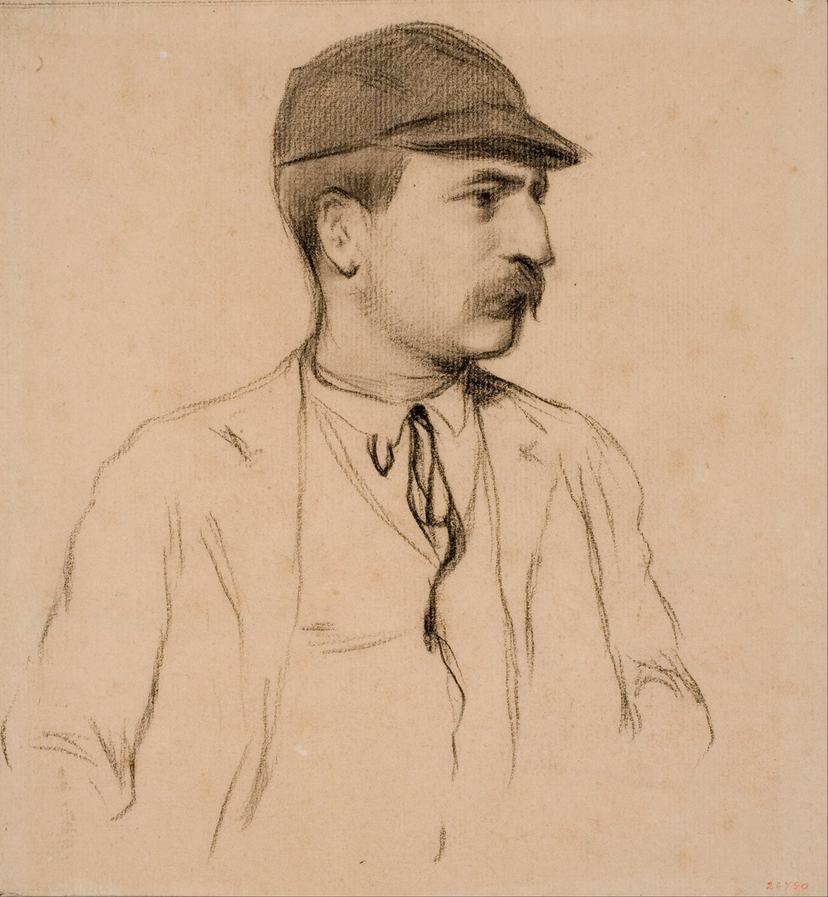 Portrett av Genís Muntaner av Santiago Rusiñol