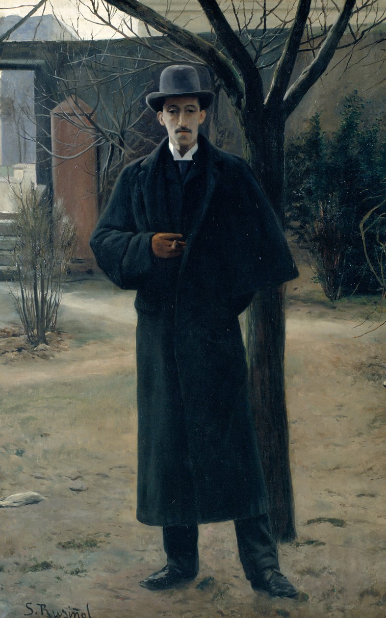 Portrett av Miquel Utrillo av Santiago Rusiñol