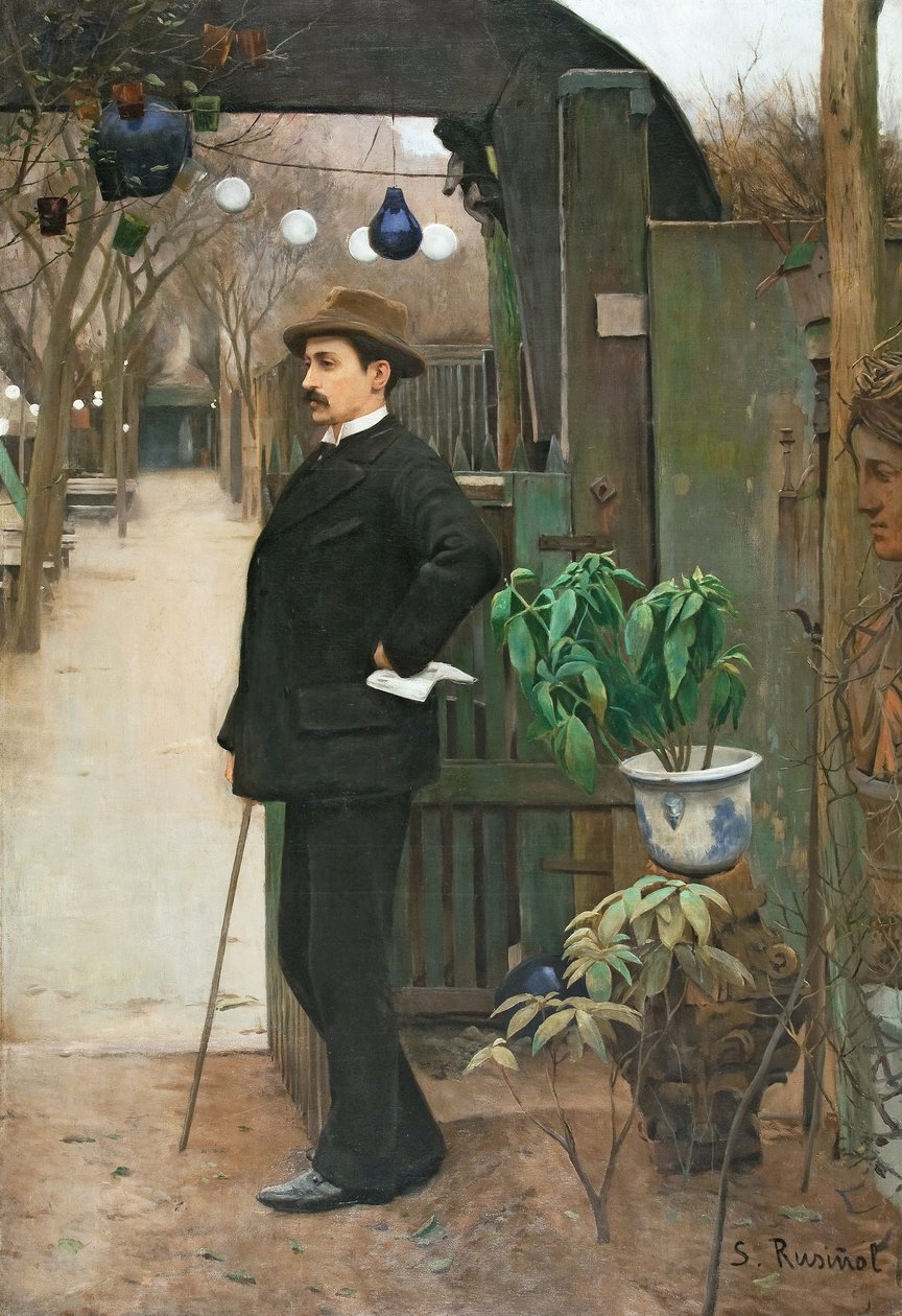 Portrett av Miquel Utrillo av Santiago Rusiñol