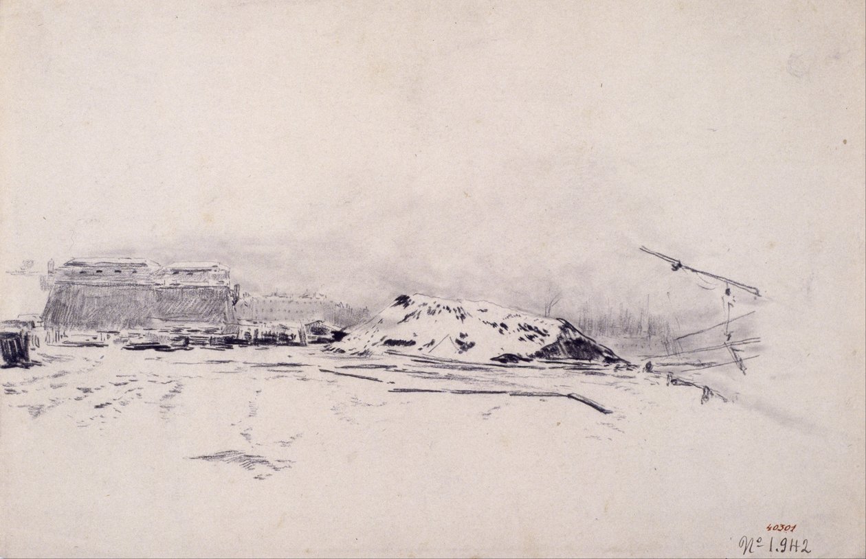 Utsikt over Barcelona havn av Santiago Rusiñol