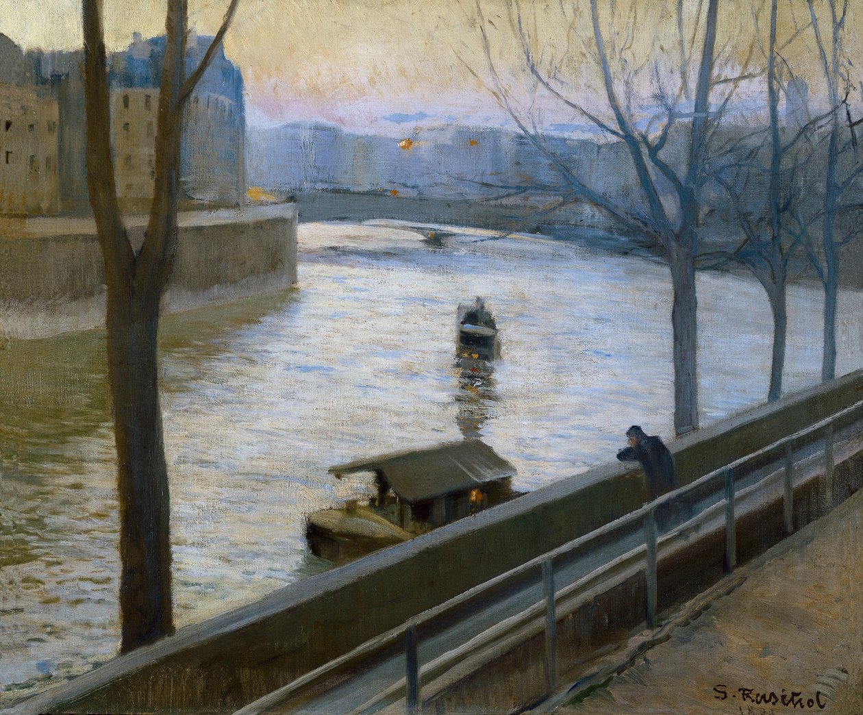 Øya Saint Louis av Santiago Rusinol i Prats