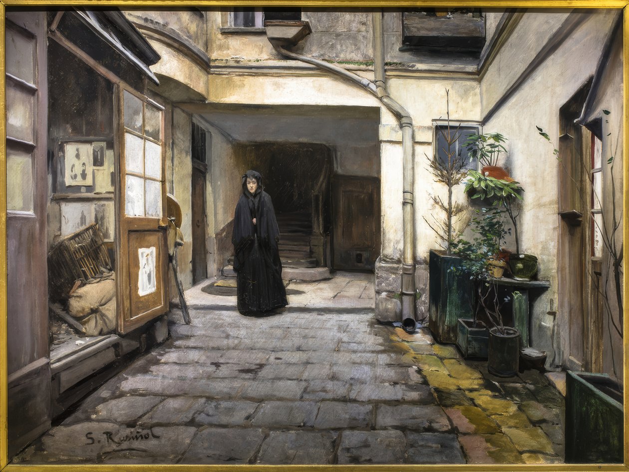 Die Pfandleihe av Santiago Rusiñol