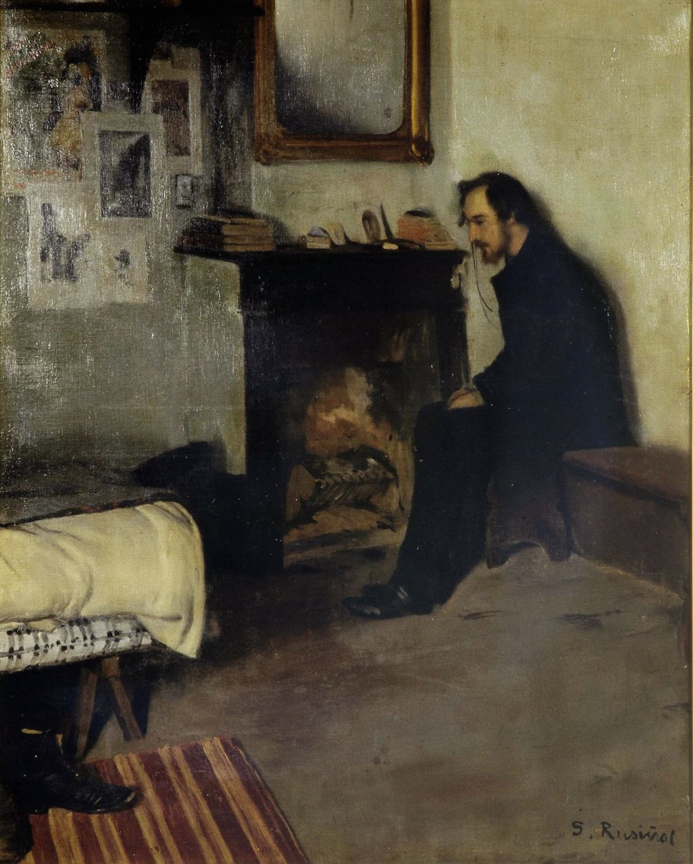 Erik Satie, bohem av Santiago Rusiñol