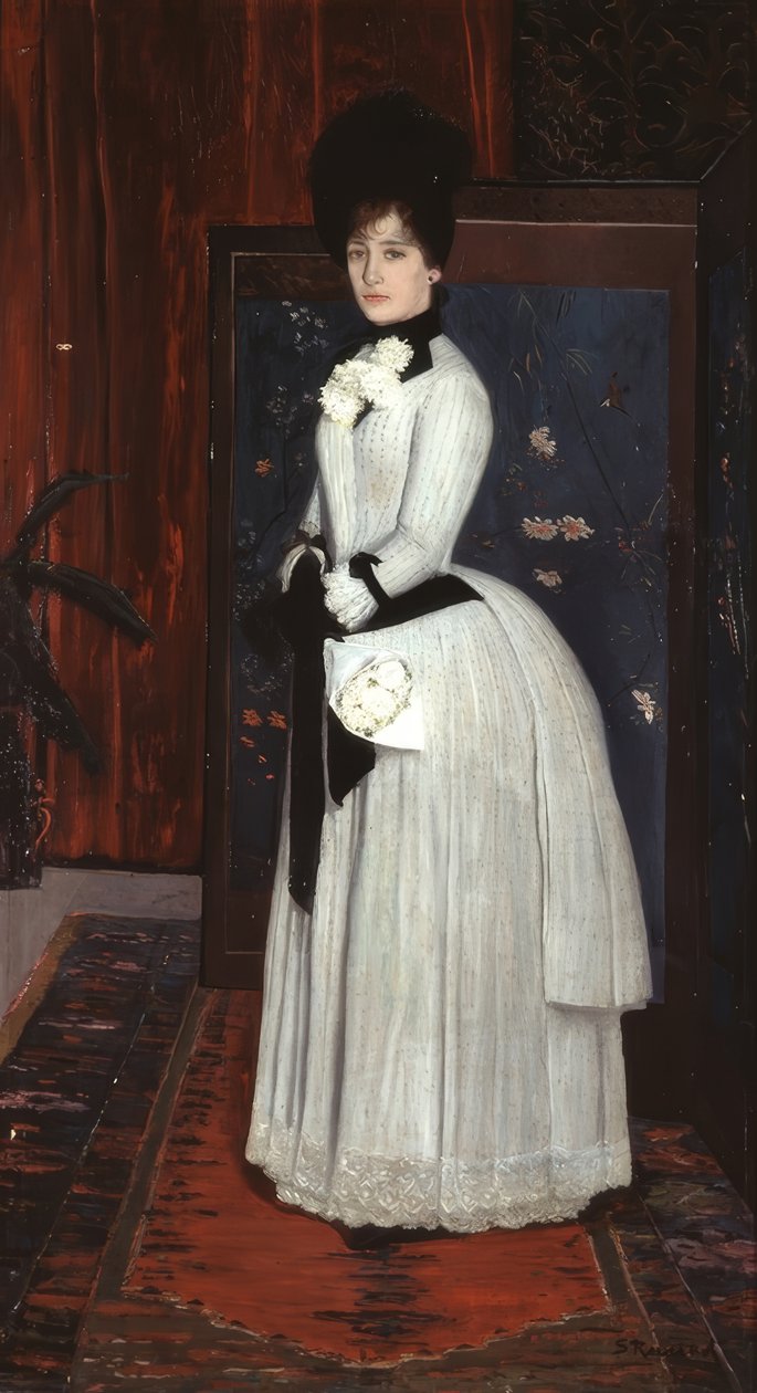 Fräulein Lluïsa Denís av Santiago Rusiñol