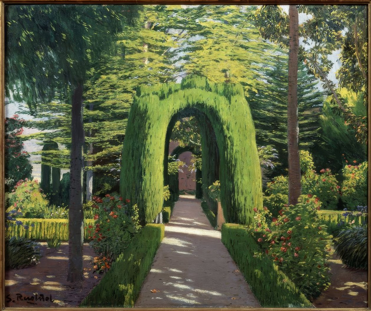 Glorieta. Alcoy Garden av Santiago Rusiñol