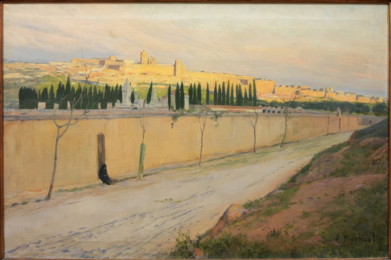 Veien til kirkegården av Santiago Rusiñol