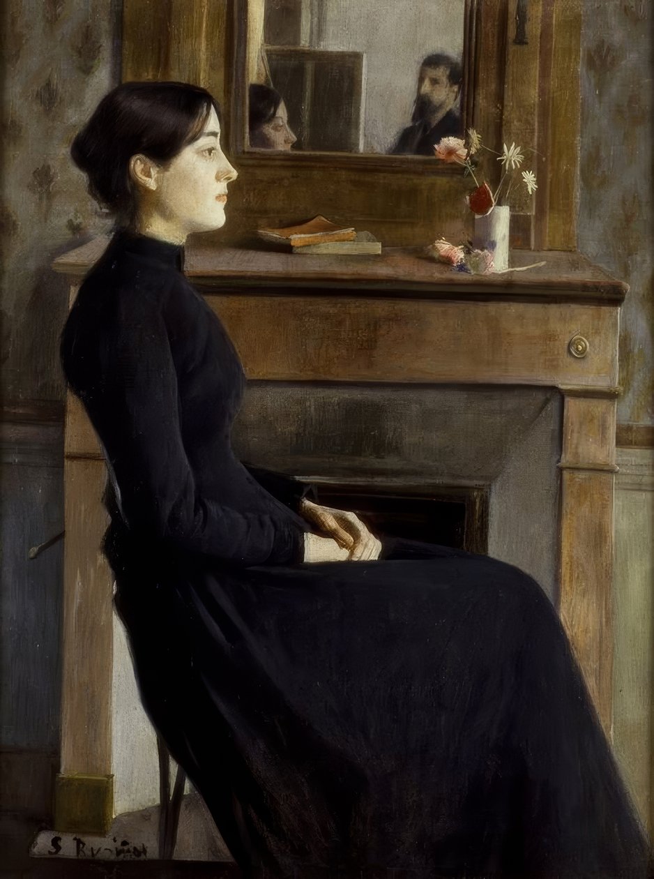 Feminin figur av Santiago Rusiñol