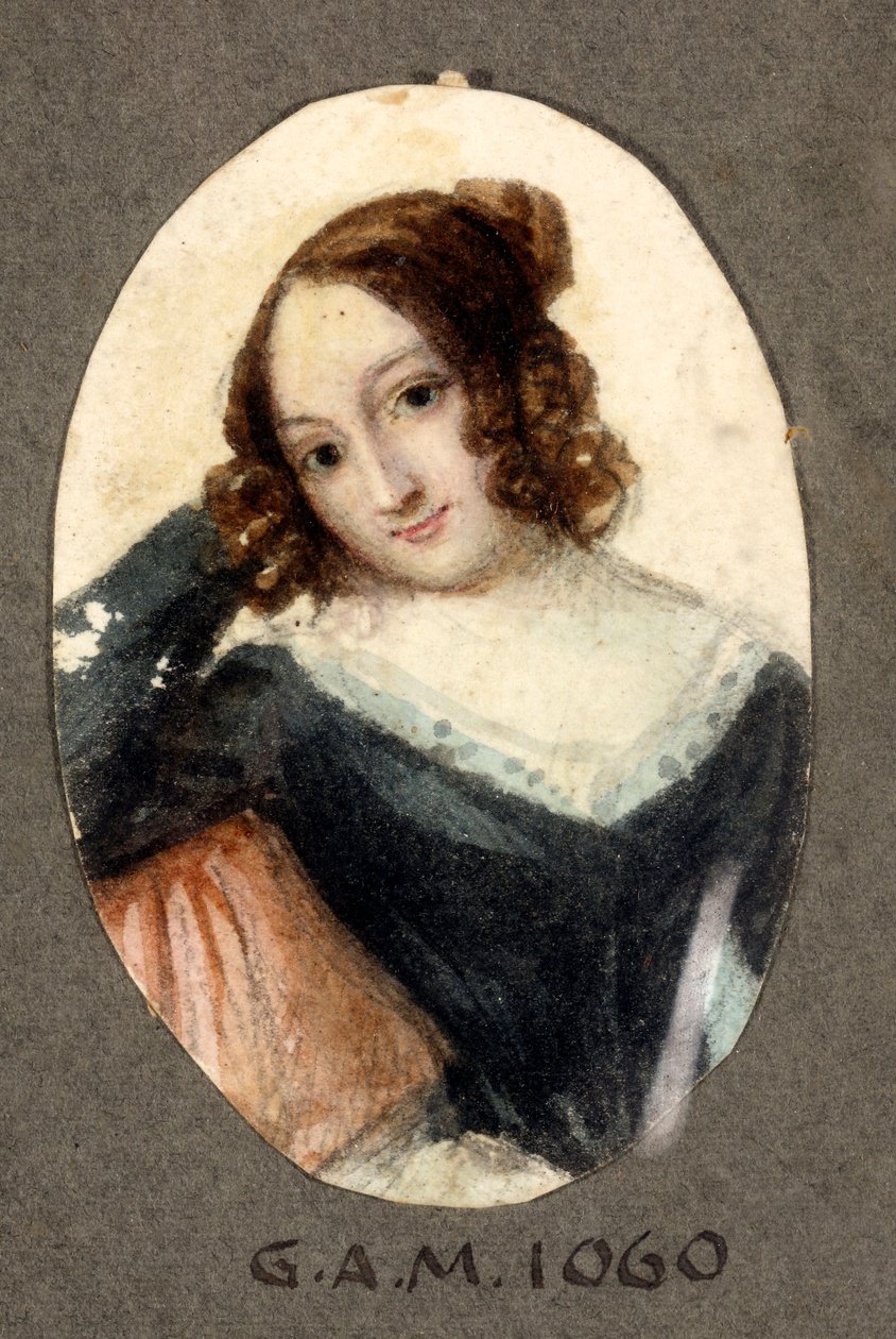 Ung jente med et spionsmil Maleri av Santo Panario (1786-1871) 1800-tallets gener, Galleria d